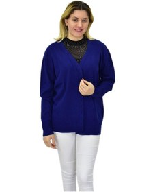 Resim Kadın Triko Spor Hırka Bgl-st04087 Lacivert 