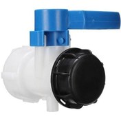 Resim Pazly 62/75mm Plastik Ibc Tank Adaptörü, Kelebek Vanası Musluk, Korozyon Dayanıklı, Dn50 Su Tahliye Dn50 