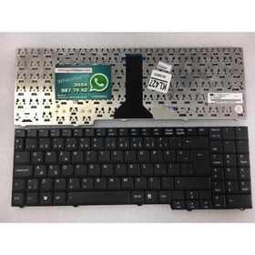 Resim Asus x70k Türkçe Siyah Klavye 