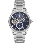 Resim Bigotti Erkek Kol Saati Esbg.b.10683-3 Metal Kordon 42 Mm Kasa Çapı Gümüş 