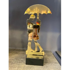 Resim Savita Home Şemsiyeli Sevgigliler Gold 