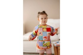 Resim Oh la la Koala For Little Ones Meyve Çocuk Uzun Kollu Sıvı Geçirmez Aktivite Önlük (6-36 Ay) 