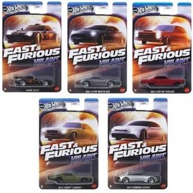 Resim Hot Wheels Silver Series Fast & Furious Villains 5'li Set Hnr88 Renkli 