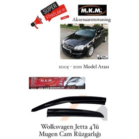 Resim Wolksvagen Jetta 2005 - 2011 Model 4'Lü Mugen Cam Rüzgarlığı 