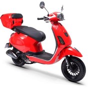 Resim RKS Kuba Azure 50 Pro Motosiklet Kırmızı 
