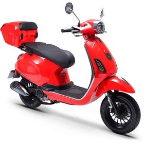 Resim RKS Kuba Azure 50 Pro Motosiklet Kırmızı 