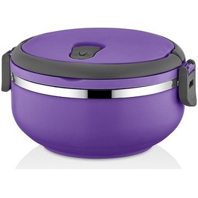 Resim Mobgift Freshbox Tek Katlı Sefer Tası Yemek Termosu Mor 