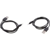 Resim 2pcs USB Şarj Kablosu USB Fiş Tip A'dan Dc Güç Kablosu Soketi (2,5 x 0.7 Mm, (Yurt Dışından) 