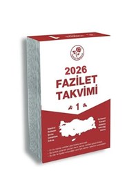 Resim Fazilet Neşriyat 2026 Fazilet Blok Takvimi 7 Bölge Yurtiçi Duvar Takvimi 