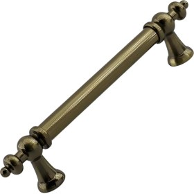 Resim Tuğra Metal 160 mm 16 cm Mobilya Mutfak Çekmece Dolabı Dolap Kulpu Kulbu Kulpları Antik Sarı 4 Adet 