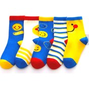 Resim socksbox 5 Çift Karakterli Sevimli Çok Renkli Çocuk Çorabı/set3 