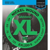 Resim D'Addario EXL220-5 Telli Bas Gitar Teli 