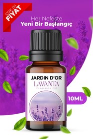 Resim JARDIN D'OR LAVANTA Esansiyel Uçucu Koku Yağı Buhurdanlık Yağı Difüzör Esansı Ortam Kokusu 10 ml 