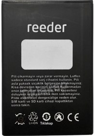 Resim Tıklakap Reeder P13 Blue 2022 Batarya Pil Hb001 