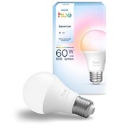 Resim Philips Hue Essential 8W E27 806 Lumen Renkli Akıllı Ampul A60 