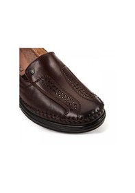 Resim Forelli Moriza 25182 Hafif Dolgu Topuk Deri Kadın Ayakkabı Kahve 