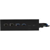 Resim Yuntech01 5.25 İnç Metal Kasa Ön Paneli - 2 Usb 3.0 + 2 Usb 2.0 Portu, 5gbps Hızlı Veri Transferi, 19 Pin Bağlantı, Windows Uyumlu 