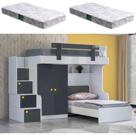 Resim Ranza, Metris Ranza Karyola Dolap 2 Adet Comfort Yatak 90 X 190 CM 