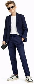 Resim Erkek Çocuk Modern Casual Slim Fit Takım Elbise Ak2850 