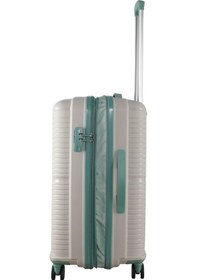 Resim V379 Aura Y.üretim Pp Valiz 65 Cm + 75 Cm Kemik/suyeşili Set S24sy1000100-set 10730 Kemik/suyeşili 