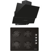 Resim Alveus Pure GLS 640 - MOD 3000 Siyah Ankastre Set 