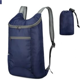 Resim Dashanshop Dark Blue 5.28 Galon Katlanır Sırt Çantası - Dayanıklı Okul Ve Seyahat Çantası Koyu Mavi 