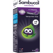 Resim Sambucol Kids Kara Mürver Drops 20 ml 