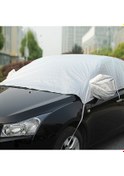 Resim Sones Araba Yarım Kapak Araba Kıyafeti Güneş Kremi Isı Yalıtımı Güneşlik, Alüminyum Folyo Boyutu: 3.6x1.6x1.5m 
