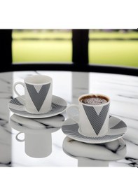 Resim Güral Camelia 12 Parça 6 Kişilik Kahve Fincan Takımı 62451 4875354 