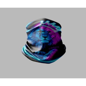 Resim Buffalo Animals Tasarımlı Motorcu Buff Maske Outdoor Boyunluk Unisex Bandana 