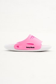 Resim Tonny Black Çocuk Unisex Pembe Poli Taban Logolu Terlik 