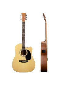 Resim Maxword Mcg-750nt Yüksek Kaliteli Ağaç Ekolayzerli Elektro Akustik Gitar Full Set 
