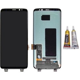 Resim Te Samsung Uyumlu S8 G950f Uyumlu Lcd Ekran Dokunmatik Servis + B7000 