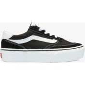 Resim Vans Brooklyn LS Platform Kadın Siyah Sneaker.- 