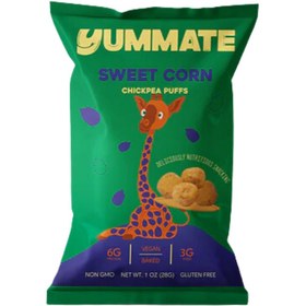 Resim YUMMATE Süt Mısır Aromalı Nohut Cipsi 28g 