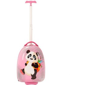 Resim Mçs Group V308 Abs Çocuk Valiz-pembe-panda Baskı S18y10001500407 00407 