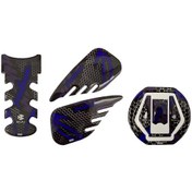 Resim Bajaj Pulsar 200 Ns Tank Pad + Yan Pad Seti Mavi 