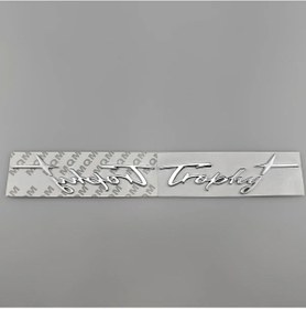Resim Topnotch Set Of 2 Silvery Üç Boyutlu Metal Trofe Ve Amblem Mg3 Mg5 Mg6 Mg7 Mg Cyberster Hs Zs Tf Zr Araç Dekorasyonu 