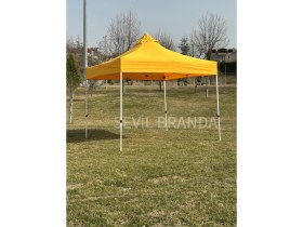 Resim Özbience Şık 300X300 Güneş Koruyucu Gazebo Tente, Bahçe ve Dış Mekan Kullanımı 