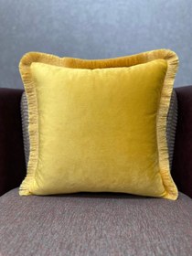 Resim SOLID-22 SARI - 43x43 (KARE) Sadece Kılıf Düz Fitilli 