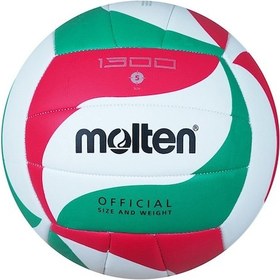 Resim Molten V5M1300 No 5 Dikişli Voleybol Topu - Kırmızı Yeşil Kırmızı - Yeşil 