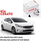 Resim KİA CERATO 2016-2019 ARASI ÖN KISA FAR AMPÜLÜ H7 55W BOSCH 