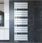 Resim WEBER Dizayn Havlupan ısıtıcı radyatör 10 Yıl Garanti Beyaz&antrasit 500x1150 