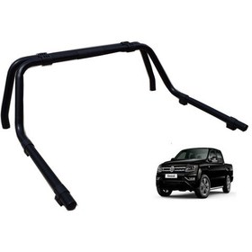 Resim Volkswagen Amarok Kasa Üstü Bolu Ahtapot Kelepceli Siyah Rollbar 