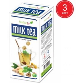 Resim Naturpy Milk Tea Emziren Anneler İçin Bitkisel Küp Çay 3 x 250 G 