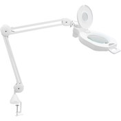 Resim Powermaster 138mm Lens Mercekli 81 1 Ledli 3 Dıopter Akrobat Büyüteç Masa Lambası 