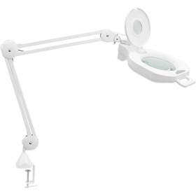 Resim Powermaster 138mm Lens Mercekli 81 1 Ledli 3 Dıopter Akrobat Büyüteç Masa Lambası 
