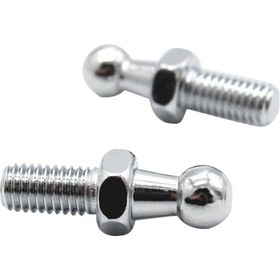 Resim Xindoker M8 Dişli 10mm Toplu Somun, Gaz Yayları İçin Uygun, 2 Adet Paket, Dayanıklı Metal, Sı-at11099 