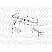 Resim Mondial Atv Md200 Jackal Termostat Ve Gövdesi Komple (60) Orj (492661037) 