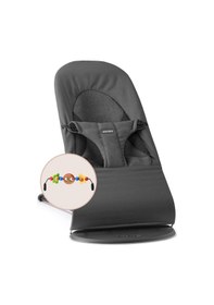 Resim Babybjörn Oyuncaklı Balance Soft Ana Kucağı Woven Jersey Tri-fabric Dark Grey 